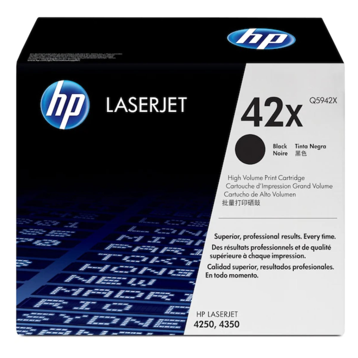 HP Q5942X (42X) Black Original Toner Cartridge - Cartouches Certifiées