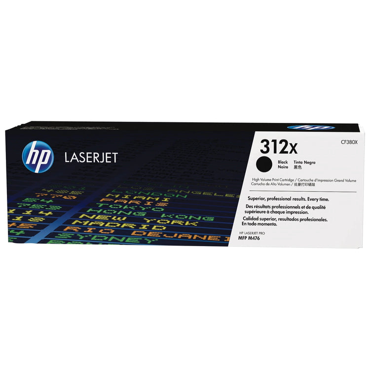 HP CF380X (312X) Black Original Toner Cartridge - Cartouches Certifiées