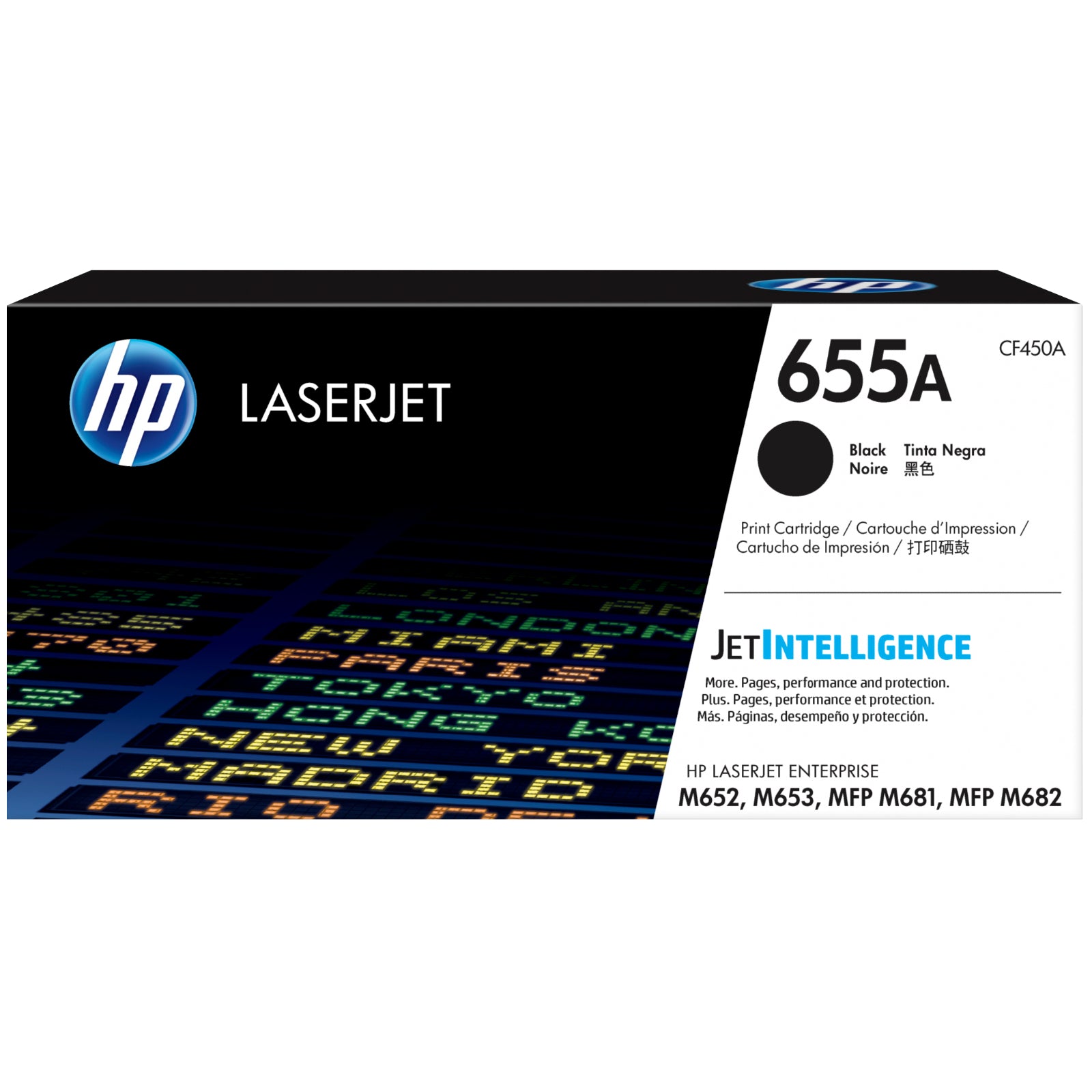 HP CF450A (655A) Black Original Toner Cartridge - Cartouches Certifiées