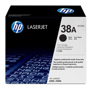 HP Q1338A (38A) Black Original Toner Cartridge - Cartouches Certifiées