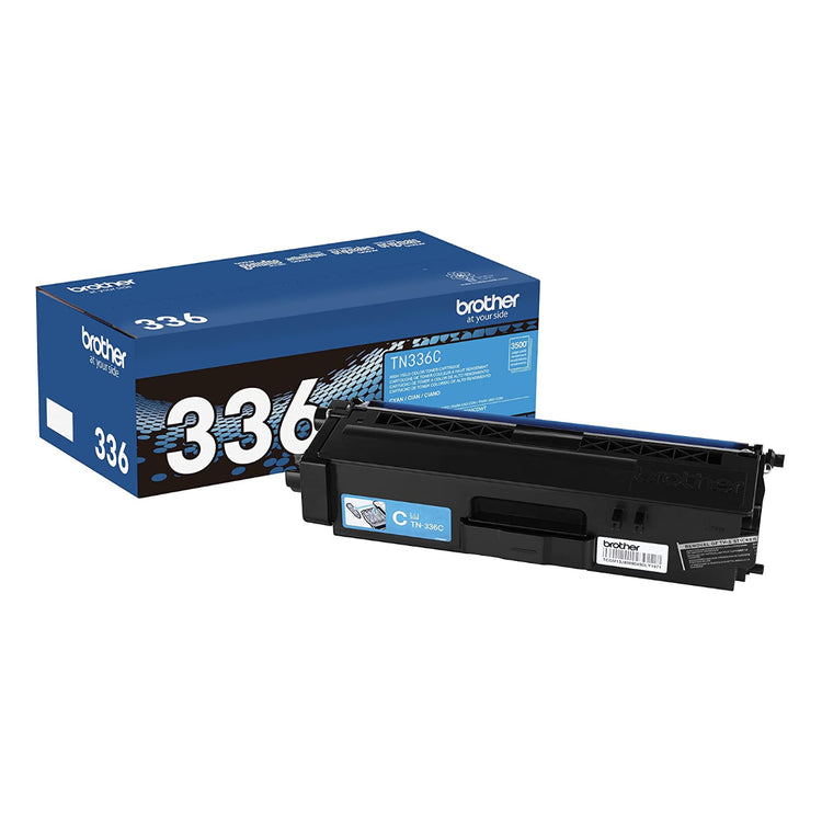 BROTHER TN-336C Cyan Original Toner Cartridge - Cartouches Certifiées