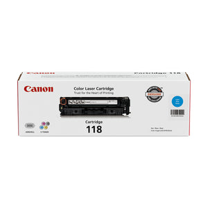 CANON 118 (2661B001) Cyan Original Toner Cartridge - Cartouches Certifiées