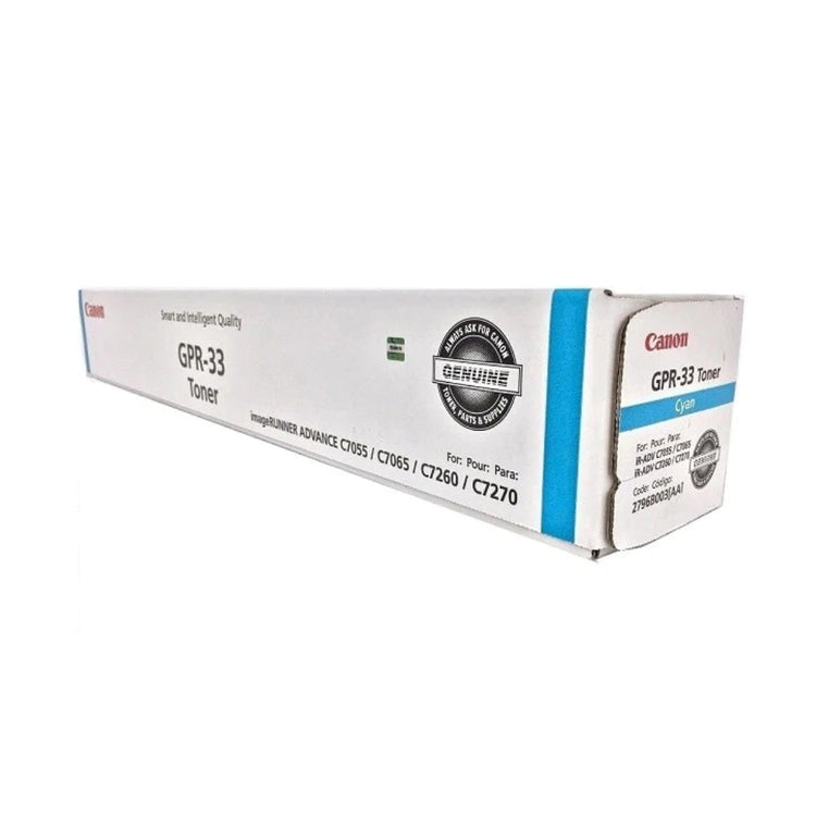 CANON GPR-33 (2796B003) Cyan Original Toner Cartridge - Cartouches Certifiées