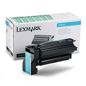 LEXMARK 10B041C Cyan Original Toner Cartridge - Cartouches Certifiées