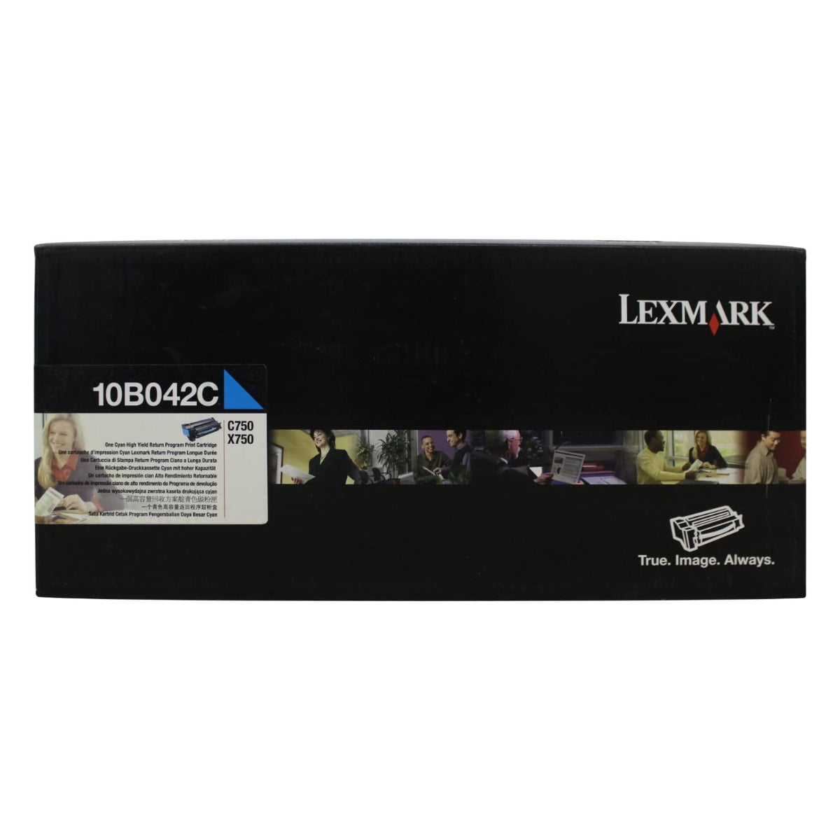LEXMARK 10B042C Cyan Original Toner Cartridge - Cartouches Certifiées