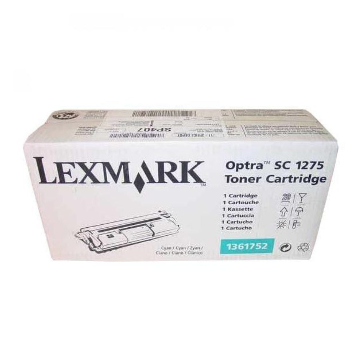 LEXMARK 1361752 Cyan Original Toner Cartridge - Cartouches Certifiées