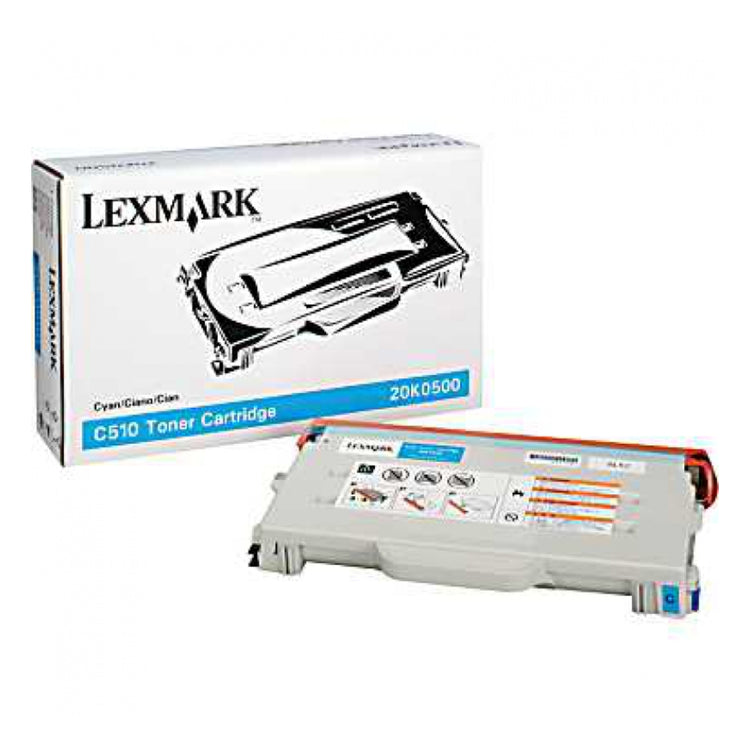 LEXMARK 20K0500 Cyan Original Toner Cartridge - Cartouches Certifiées