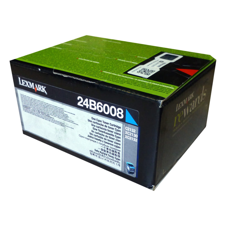 LEXMARK 24B6008 Cyan Original Toner Cartridge - Cartouches Certifiées