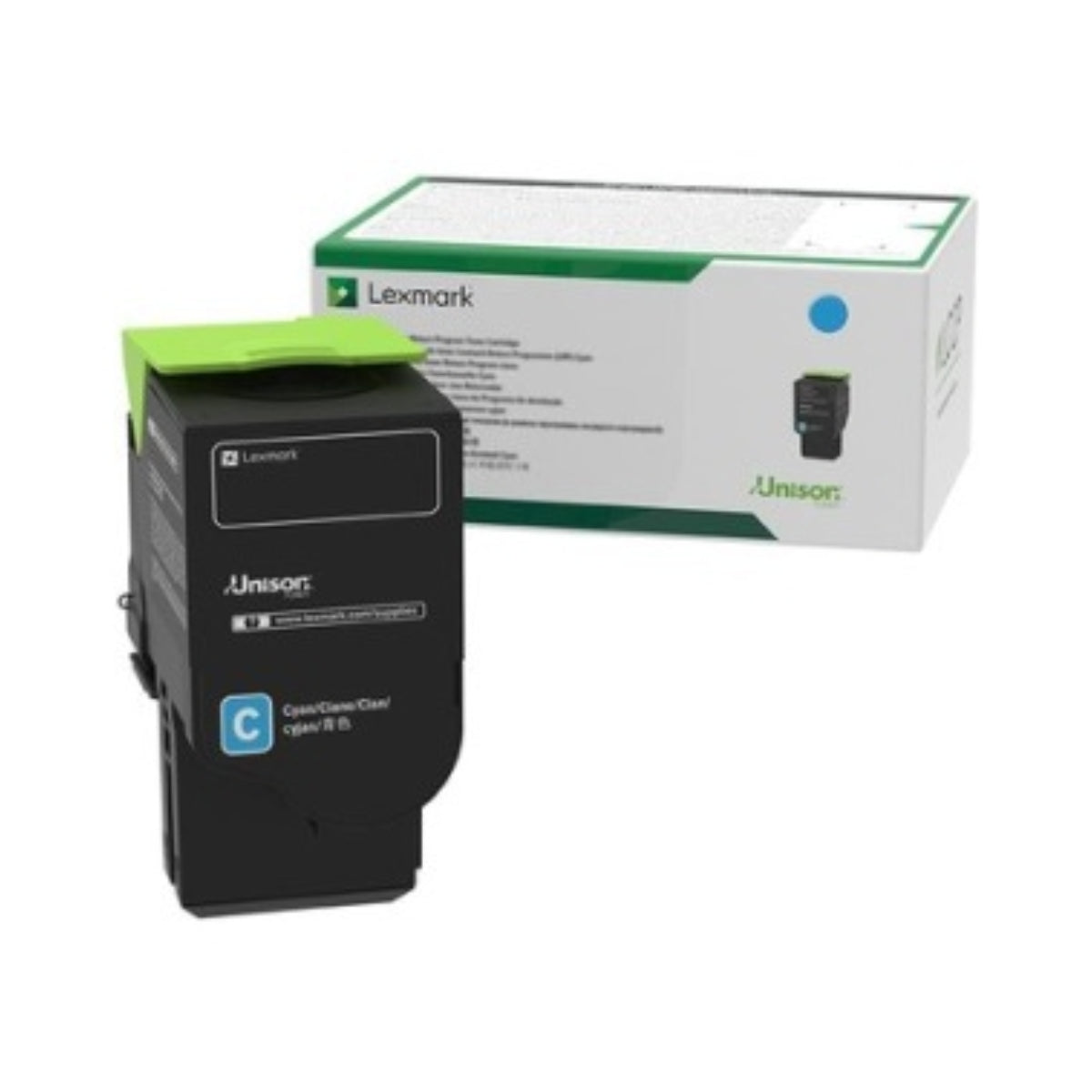 LEXMARK 78C1XC0 Cyan Original Toner Cartridge - Cartouches Certifiées
