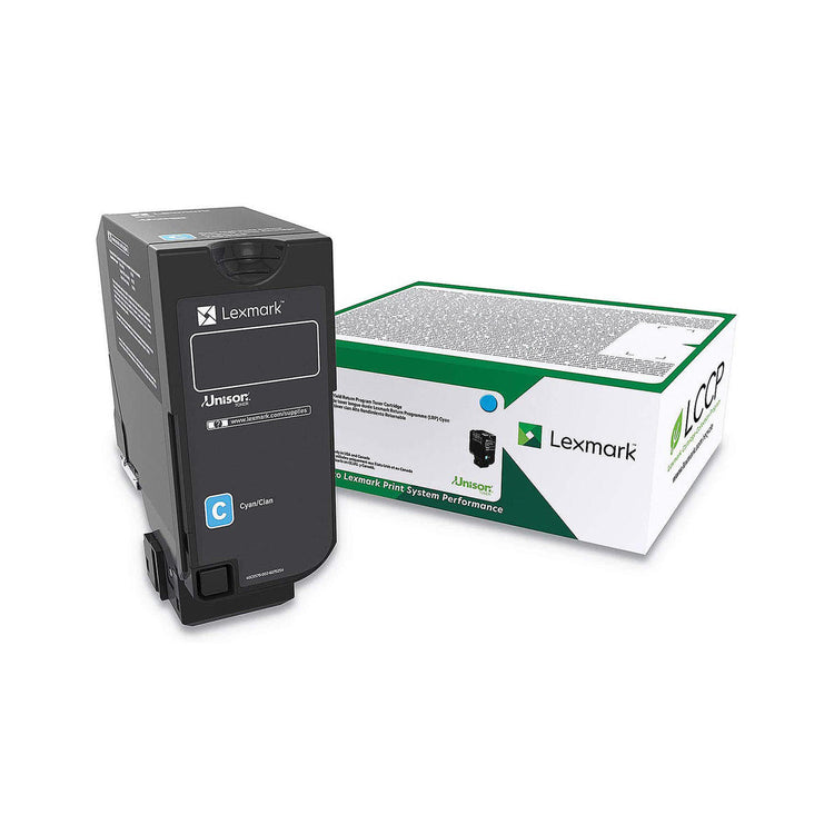 LEXMARK 84C1HC0 Cyan Original Toner Cartridge - Cartouches Certifiées