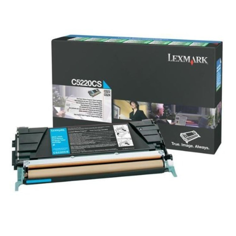 LEXMARK C5220CS Cyan Original Toner Cartridge - Cartouches Certifiées