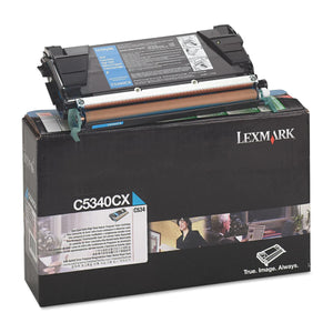 LEXMARK C5340CX Cyan Original Toner Cartridge - Cartouches Certifiées