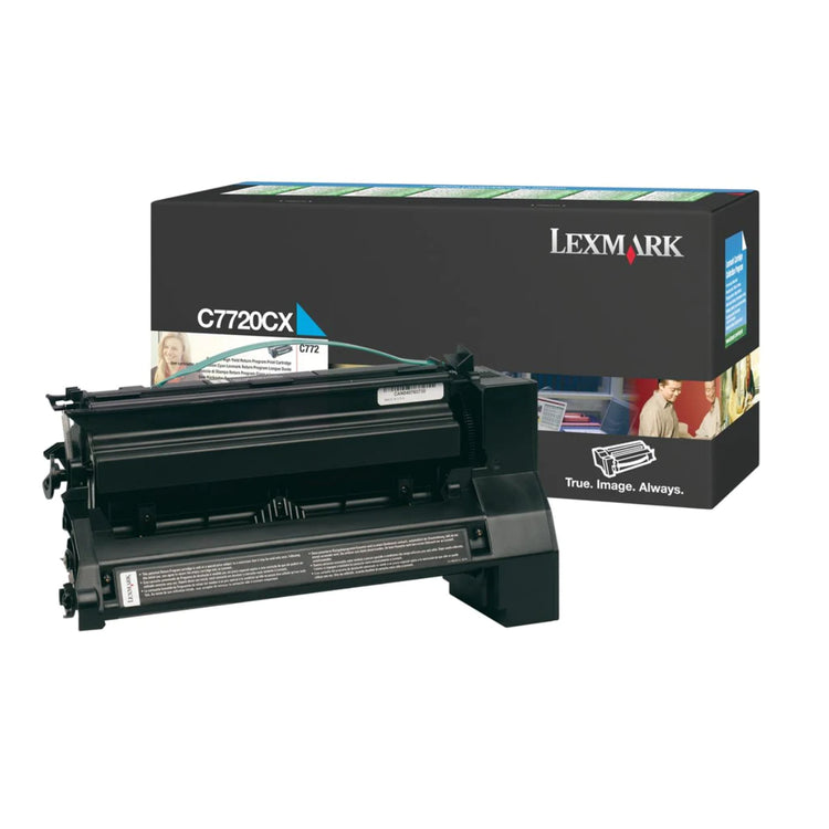 LEXMARK C7720CX Cyan Original Toner Cartridge - Cartouches Certifiées