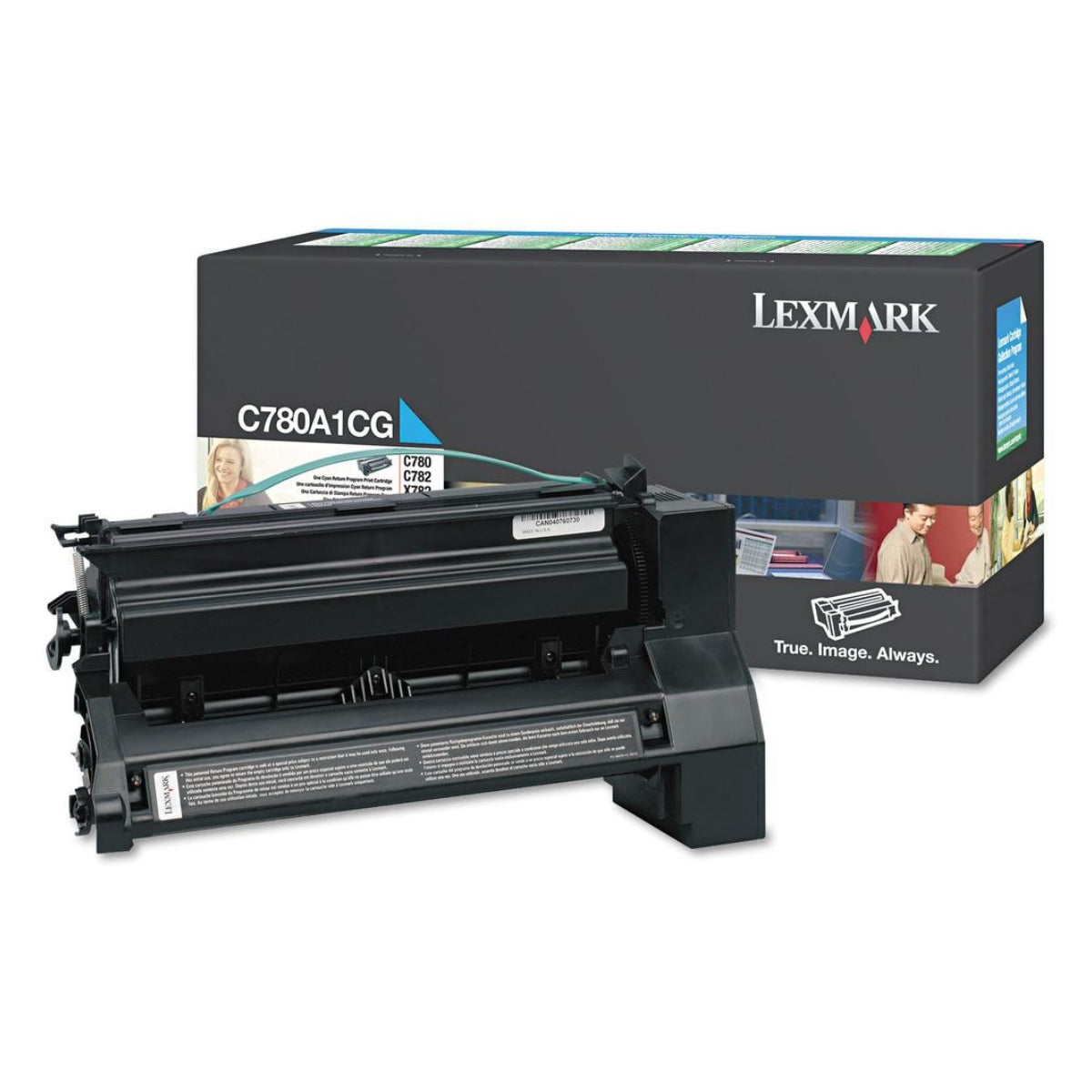 LEXMARK C780A1CG Cyan Original Toner Cartridge - Cartouches Certifiées