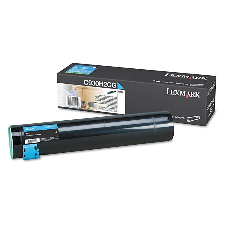 LEXMARK C930H2CG Cyan Original Toner Cartridge - Cartouches Certifiées