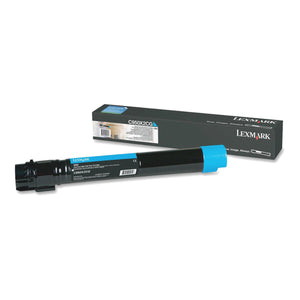 LEXMARK C950X2CG Cyan Original Toner Cartridge - Cartouches Certifiées