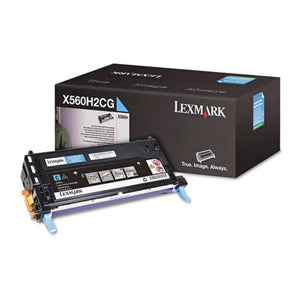 LEXMARK X560H2CG Cyan Original Toner Cartridge - Cartouches Certifiées