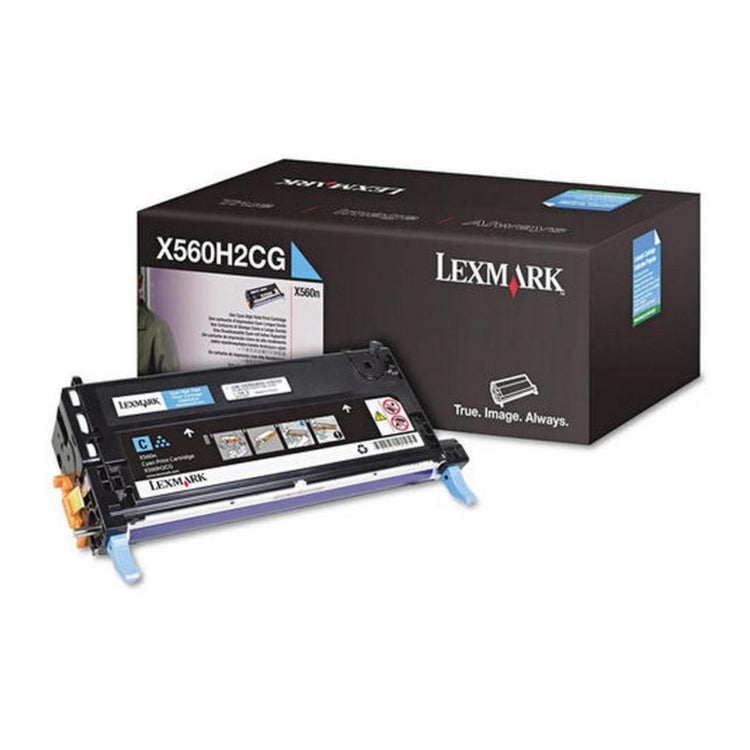 LEXMARK X560H2CG Cyan Original Toner Cartridge - Cartouches Certifiées