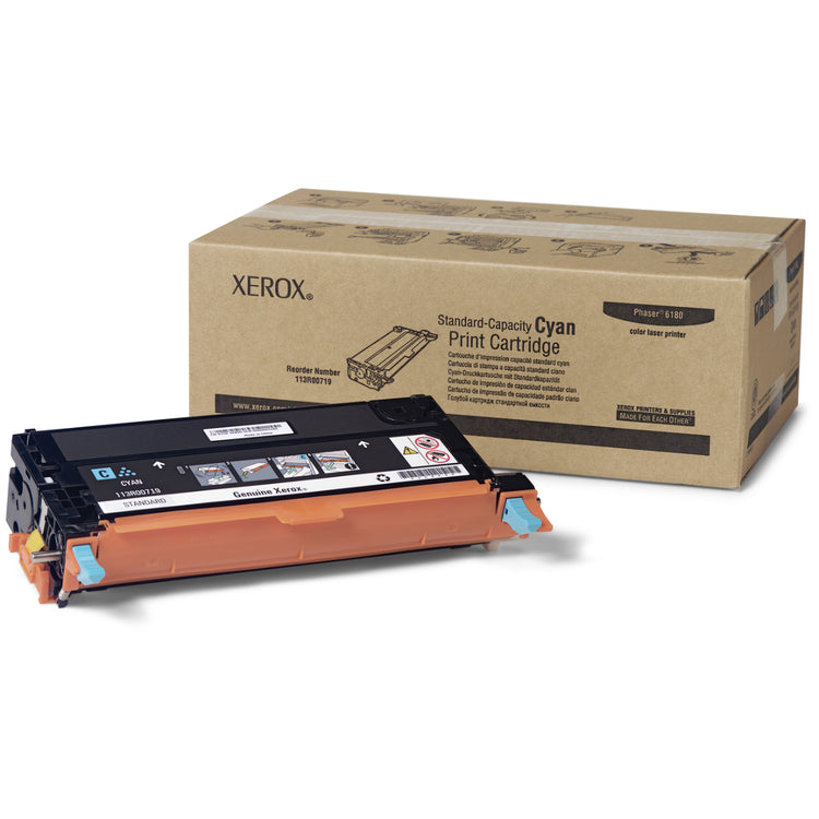 XEROX 113R00719 Cyan Original Toner Cartridge - Cartouches Certifiées