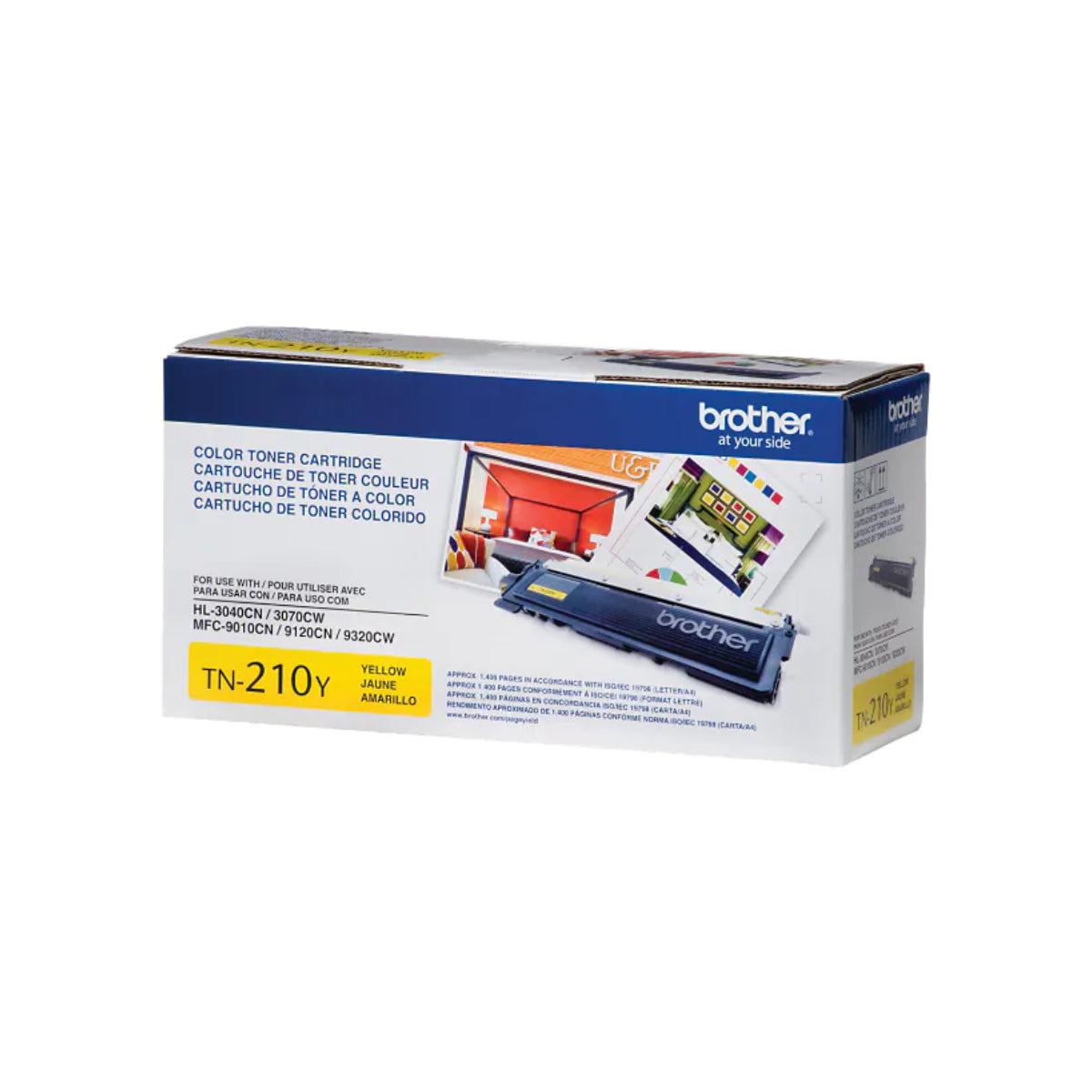 BROTHER TN-210Y Yellow Original Toner Cartridge - Cartouches Certifiées