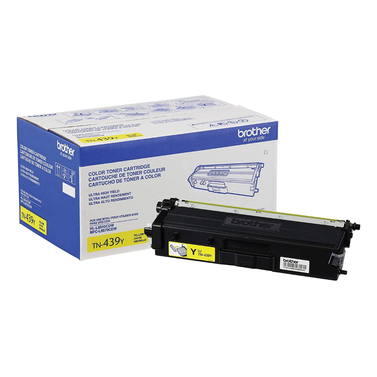 BROTHER TN-439Y Yellow Original Toner Cartridge - Cartouches Certifiées