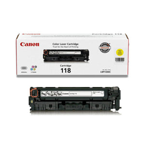 CANON 118 (2659B001) Yellow Original Toner Cartridge - Cartouches Certifiées