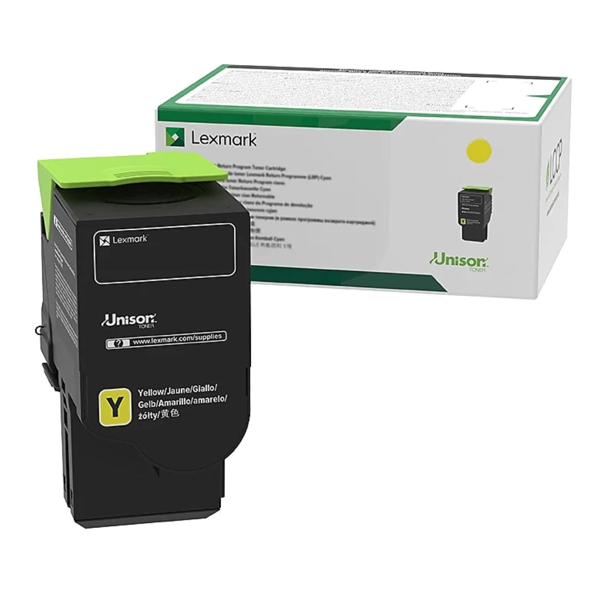 LEXMARK C2310Y0 Yellow Original Toner Cartridge - Cartouches Certifiées