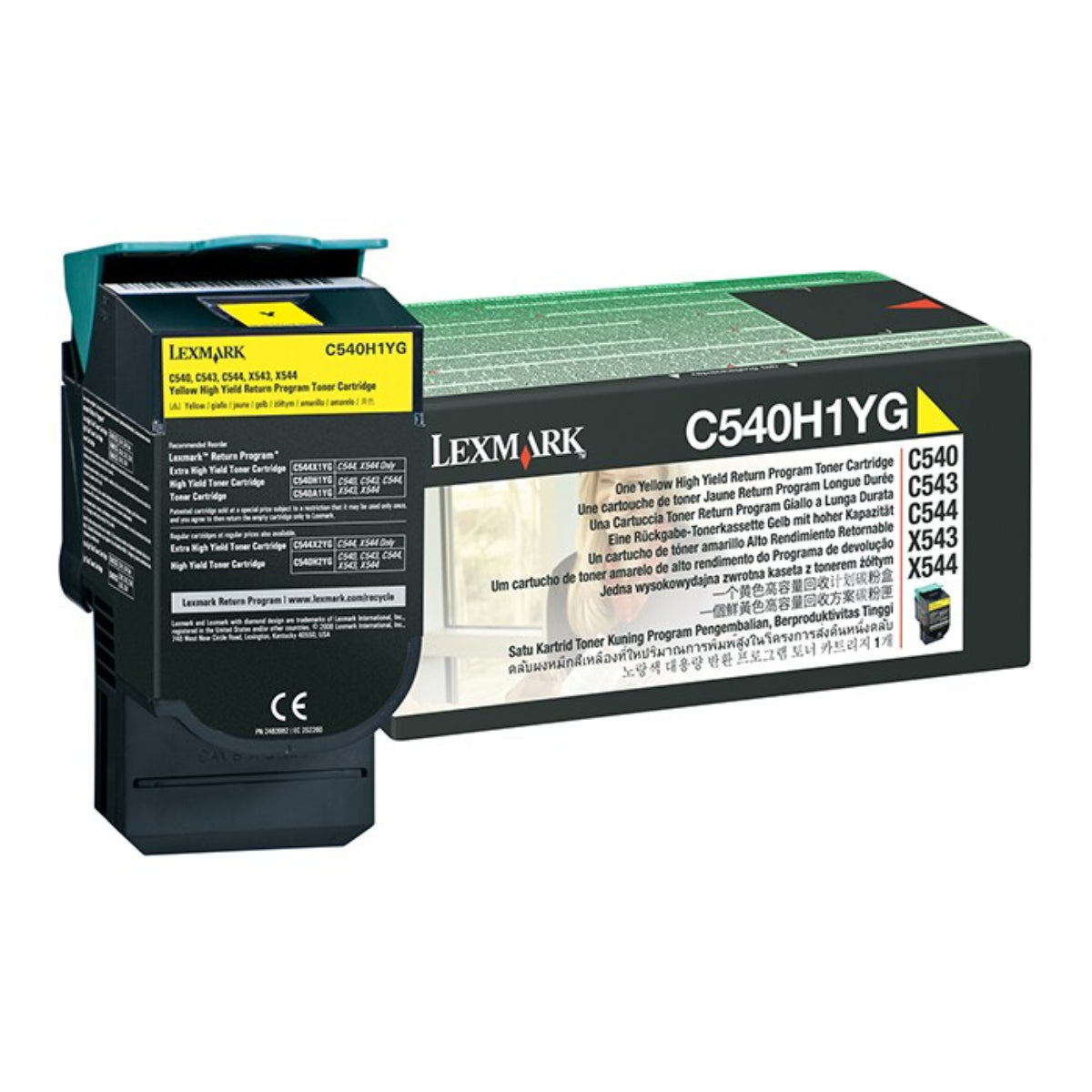 LEXMARK C540H1YG Yellow Original Toner Cartridge - Cartouches Certifiées