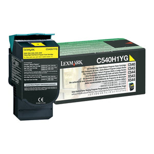 LEXMARK C540H1YG Yellow Original Toner Cartridge - Cartouches Certifiées