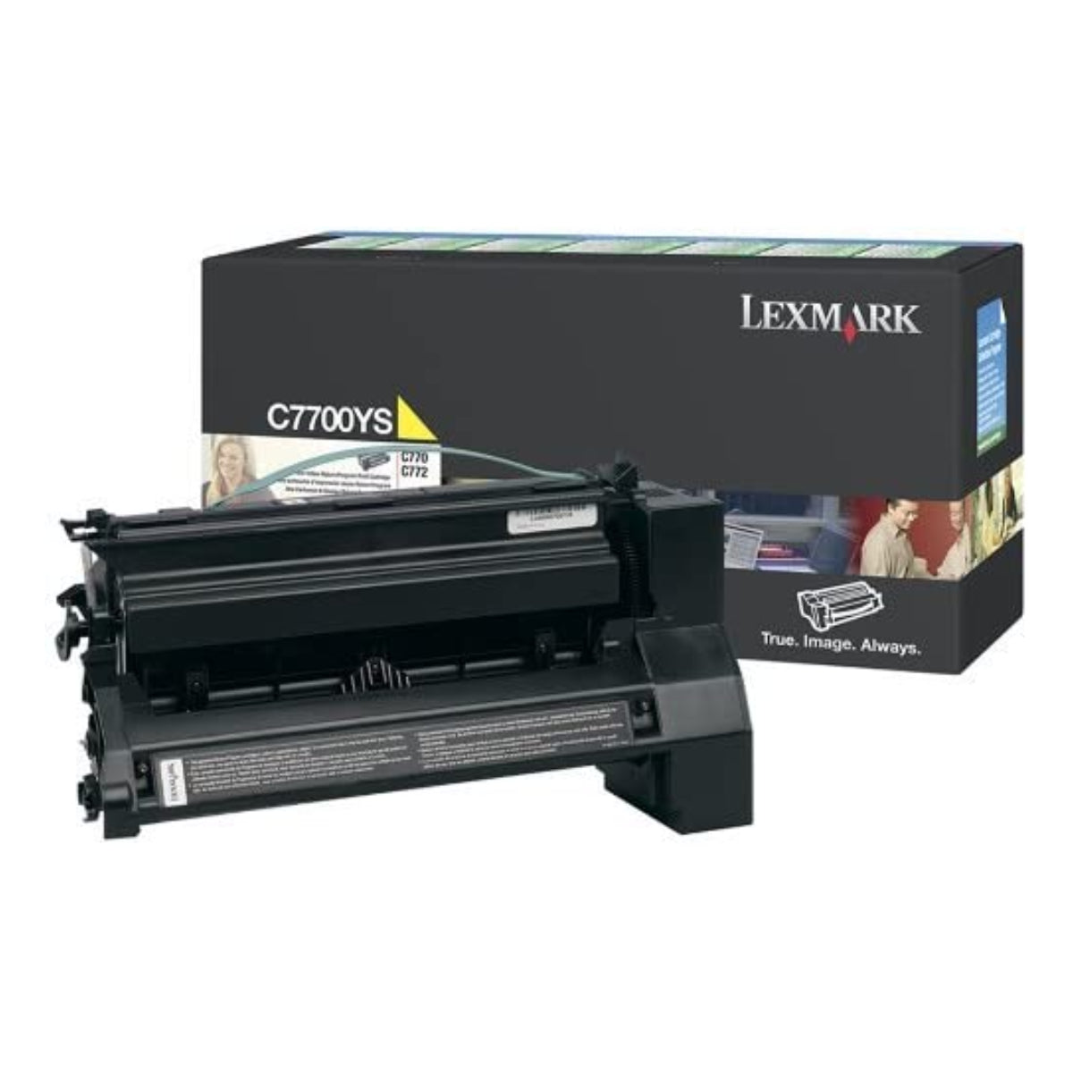 LEXMARK C7700YS Yellow Original Toner Cartridge - Cartouches Certifiées