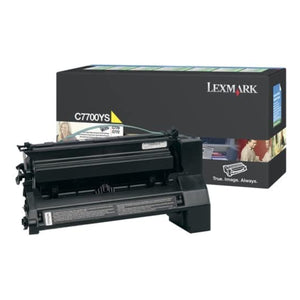 LEXMARK C7700YS Yellow Original Toner Cartridge - Cartouches Certifiées