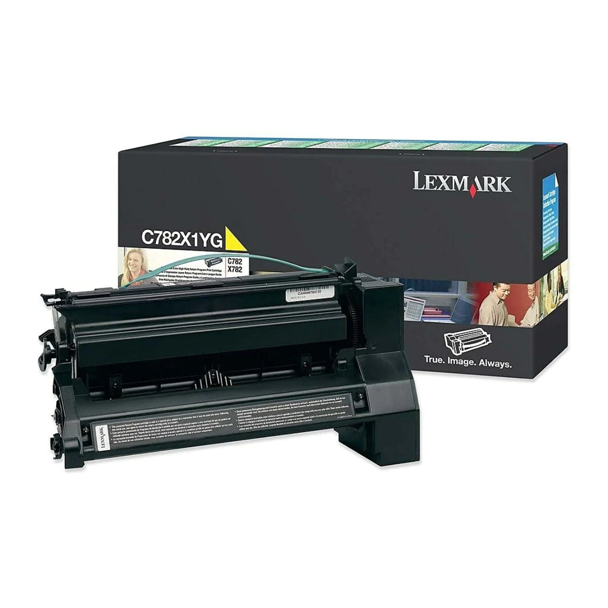 LEXMARK C782X1YG Yellow Original Toner Cartridge - Cartouches Certifiées