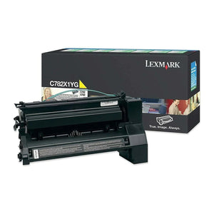 LEXMARK C782X1YG Yellow Original Toner Cartridge - Cartouches Certifiées