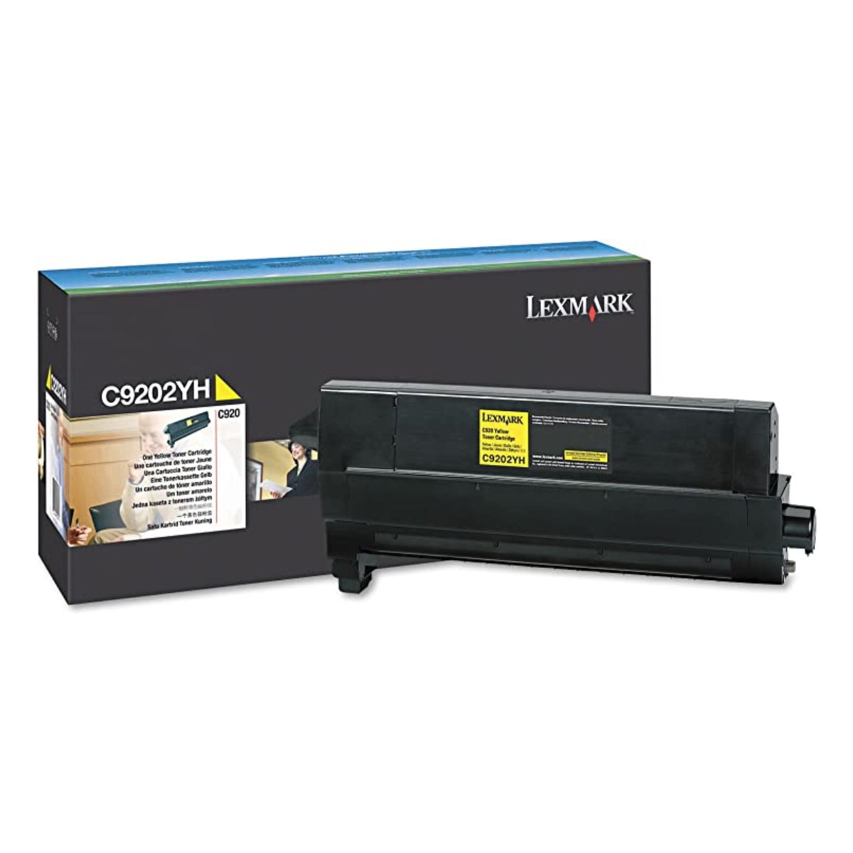LEXMARK C9202YH Yellow Original Toner Cartridge - Cartouches Certifiées