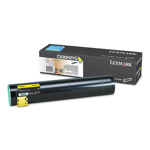 LEXMARK C930H2YG Yellow Original Toner Cartridge - Cartouches Certifiées