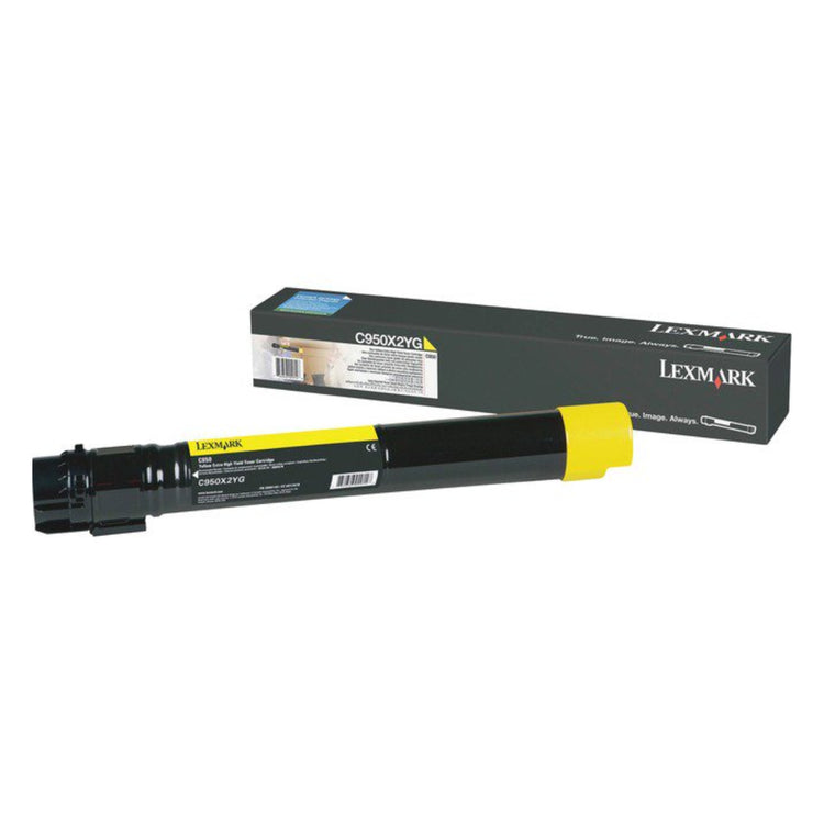 LEXMARK C950X2YG Yellow Original Toner Cartridge - Cartouches Certifiées