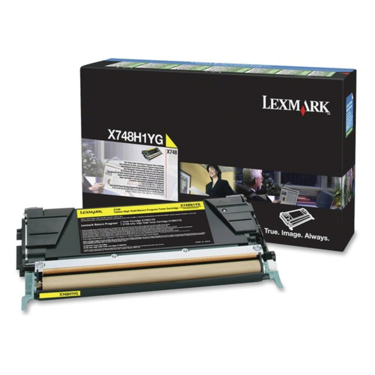 LEXMARK X748H1YG Yellow Original Toner Cartridge - Cartouches Certifiées