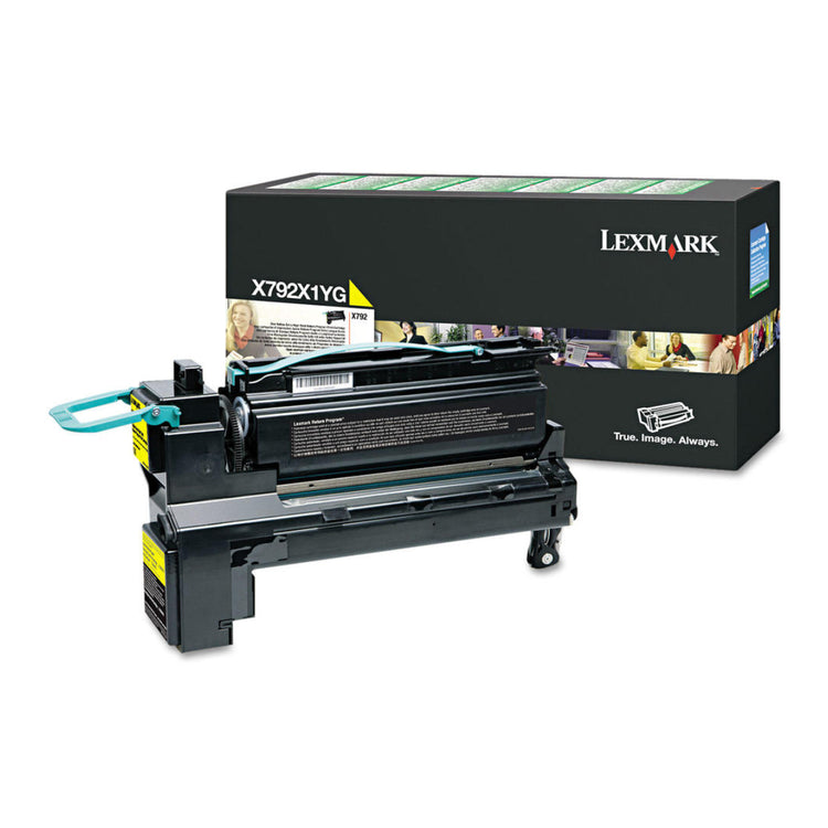LEXMARK X792X1YG Yellow Original Toner Cartridge - Cartouches Certifiées