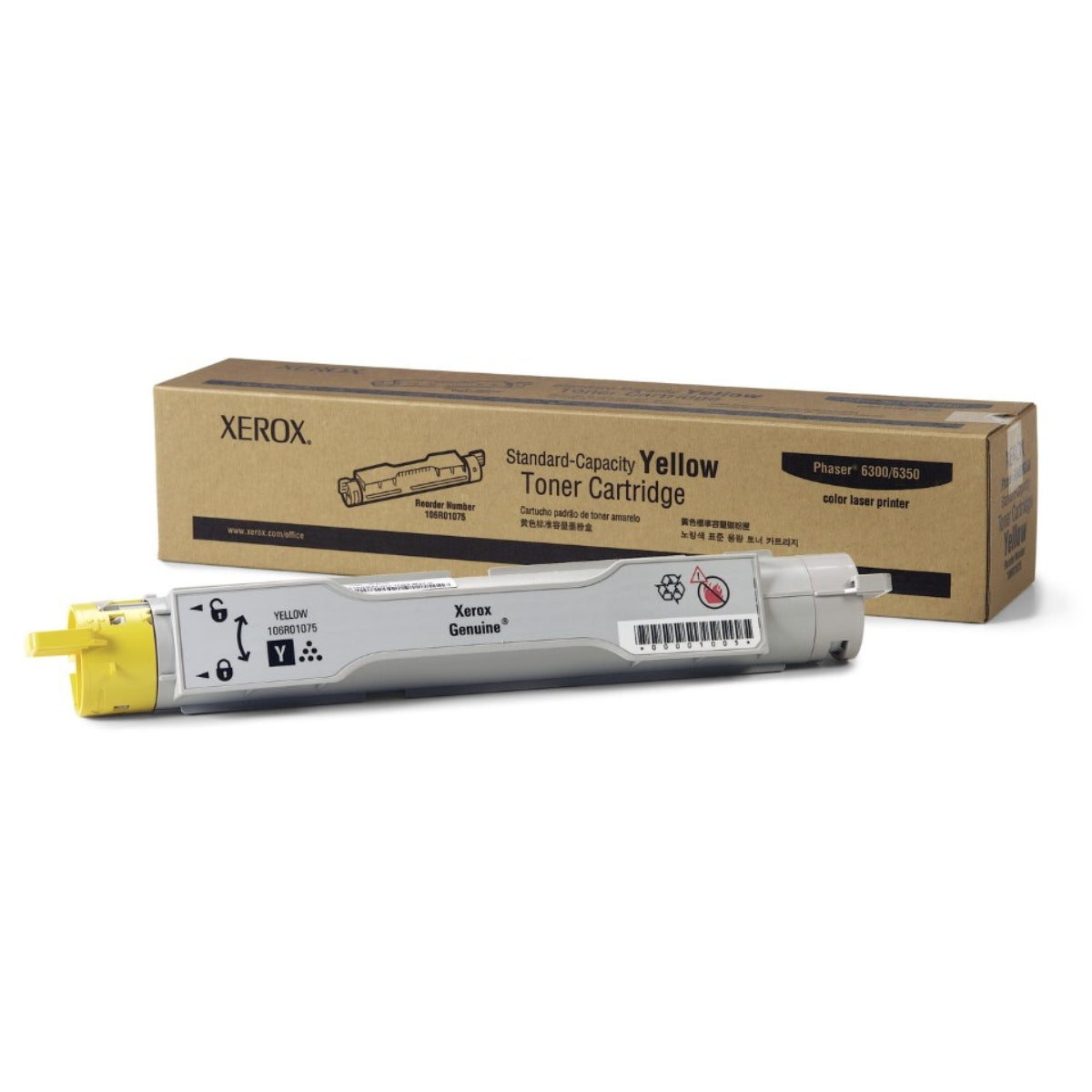 XEROX 106R01075 Yellow Original Toner Cartridge - Cartouches Certifiées
