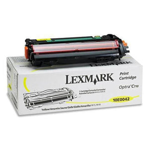 LEXMARK 10E0042 Yellow Original Toner Cartridge - Cartouches Certifiées