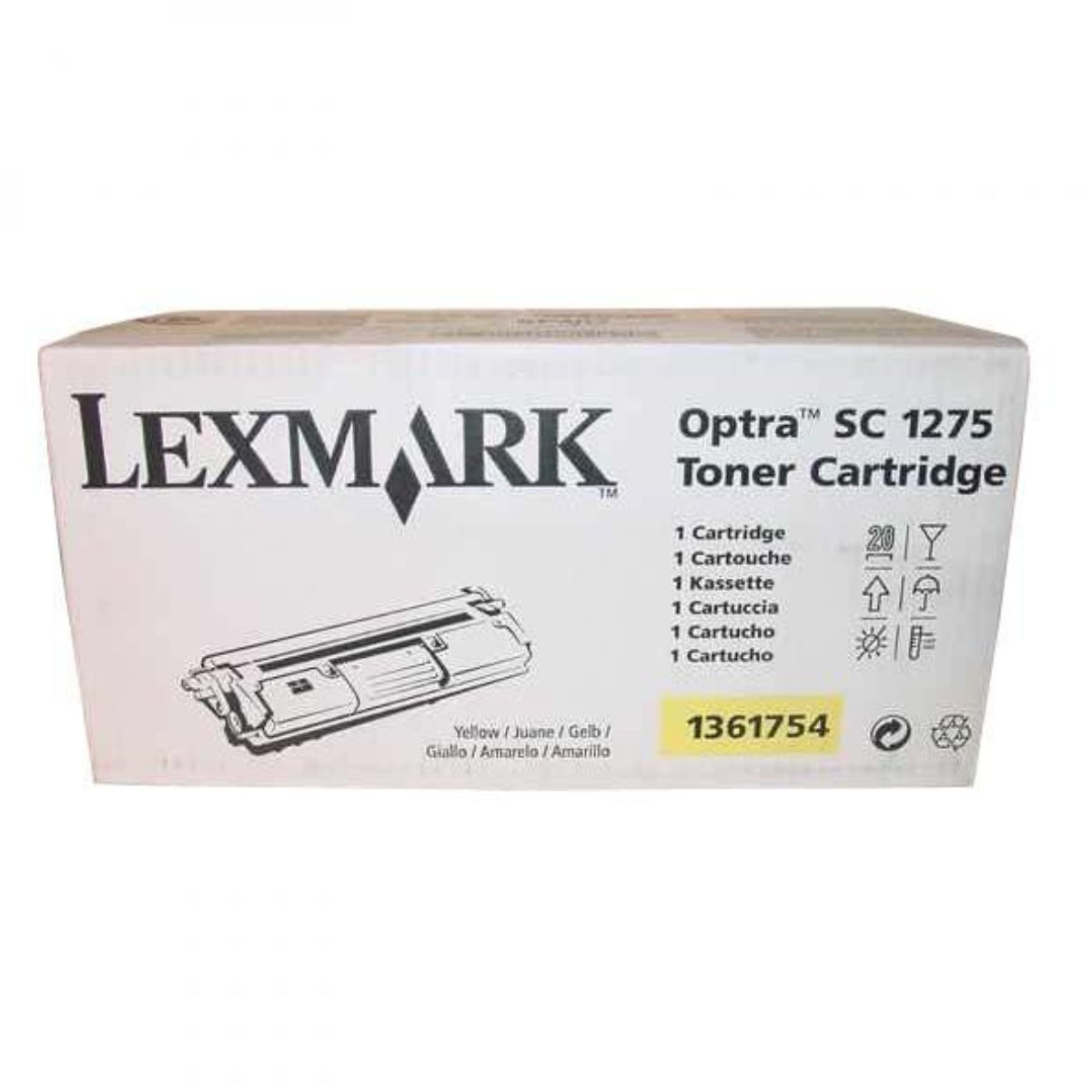 LEXMARK 1361754 Yellow Original Toner Cartridge - Cartouches Certifiées