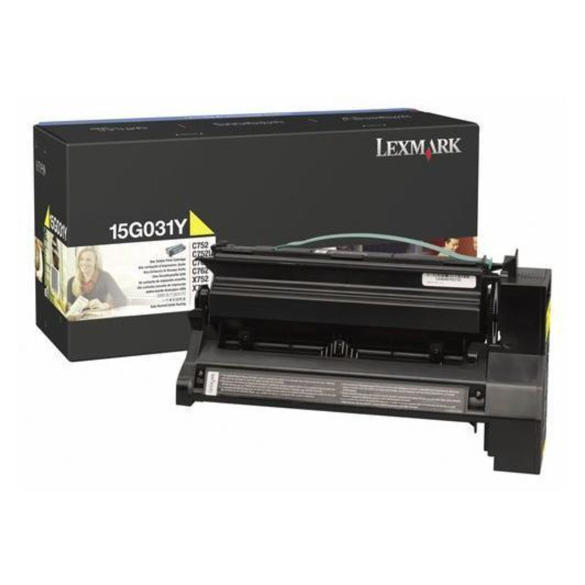 LEXMARK 15G031Y Yellow Original Toner Cartridge - Cartouches Certifiées