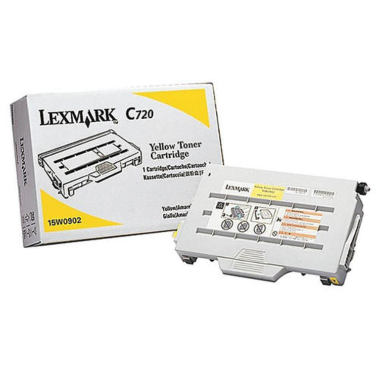 LEXMARK 15W0902 Yellow Original Toner Cartridge - Cartouches Certifiées