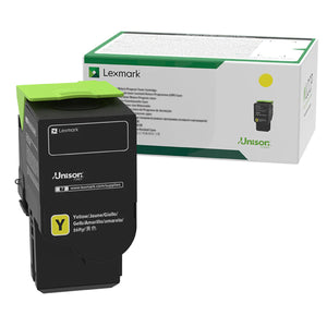 LEXMARK 78C1XY0 Yellow Original Toner Cartridge - Cartouches Certifiées