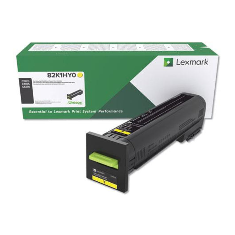 LEXMARK 82K1HY0 Yellow Original Toner Cartridge - Cartouches Certifiées