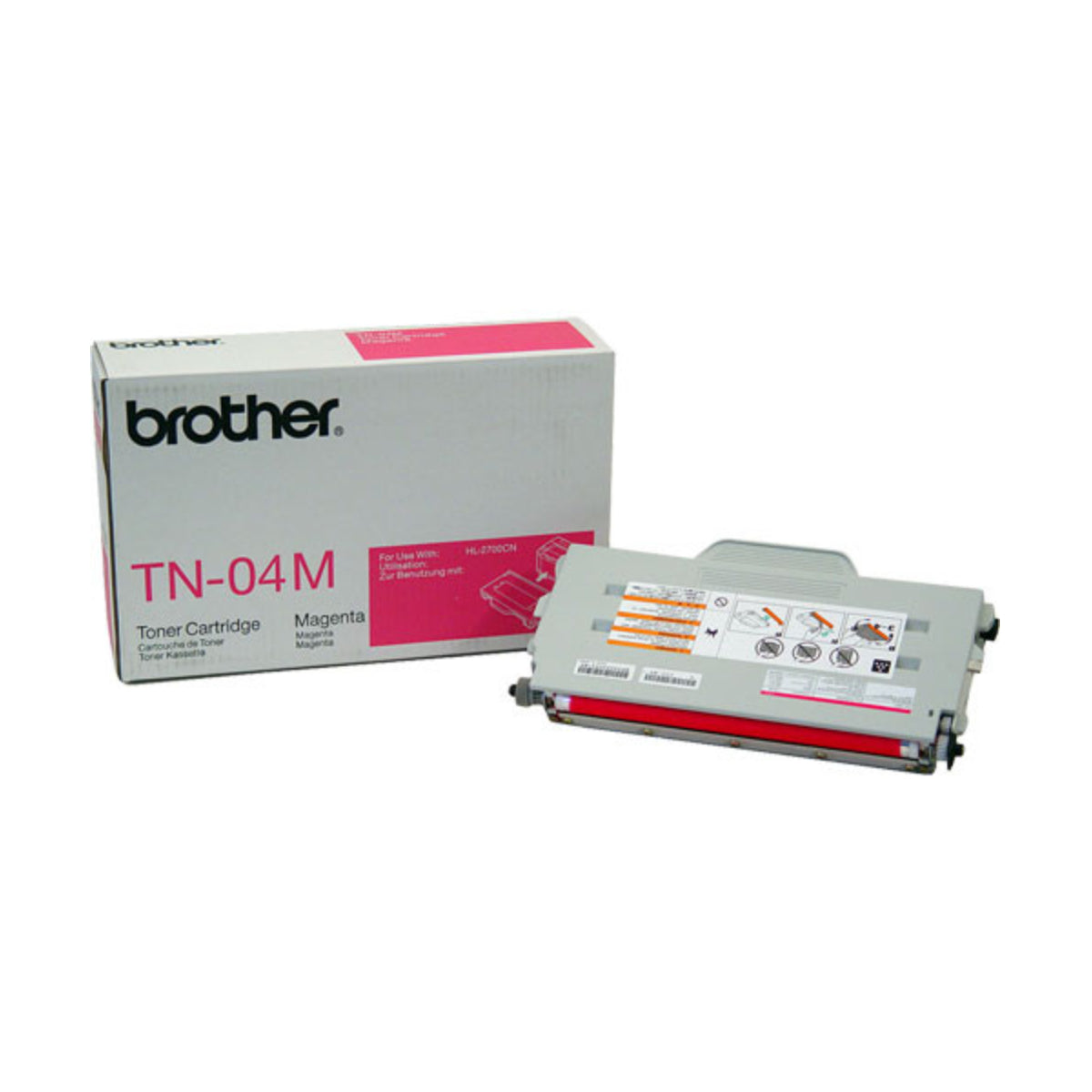 BROTHER TN-04M Magenta Original Toner Cartridge - Cartouches Certifiées