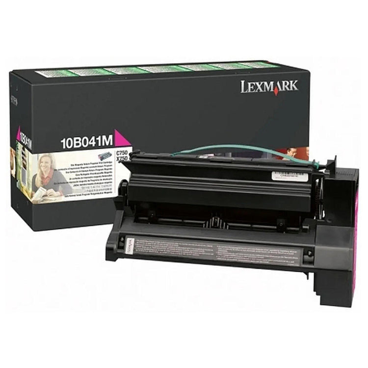LEXMARK 10B041M Magenta Original Toner Cartridge - Cartouches Certifiées