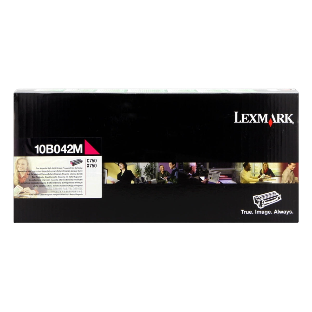 LEXMARK 10B042M Magenta Original Toner Cartridge - Cartouches Certifiées