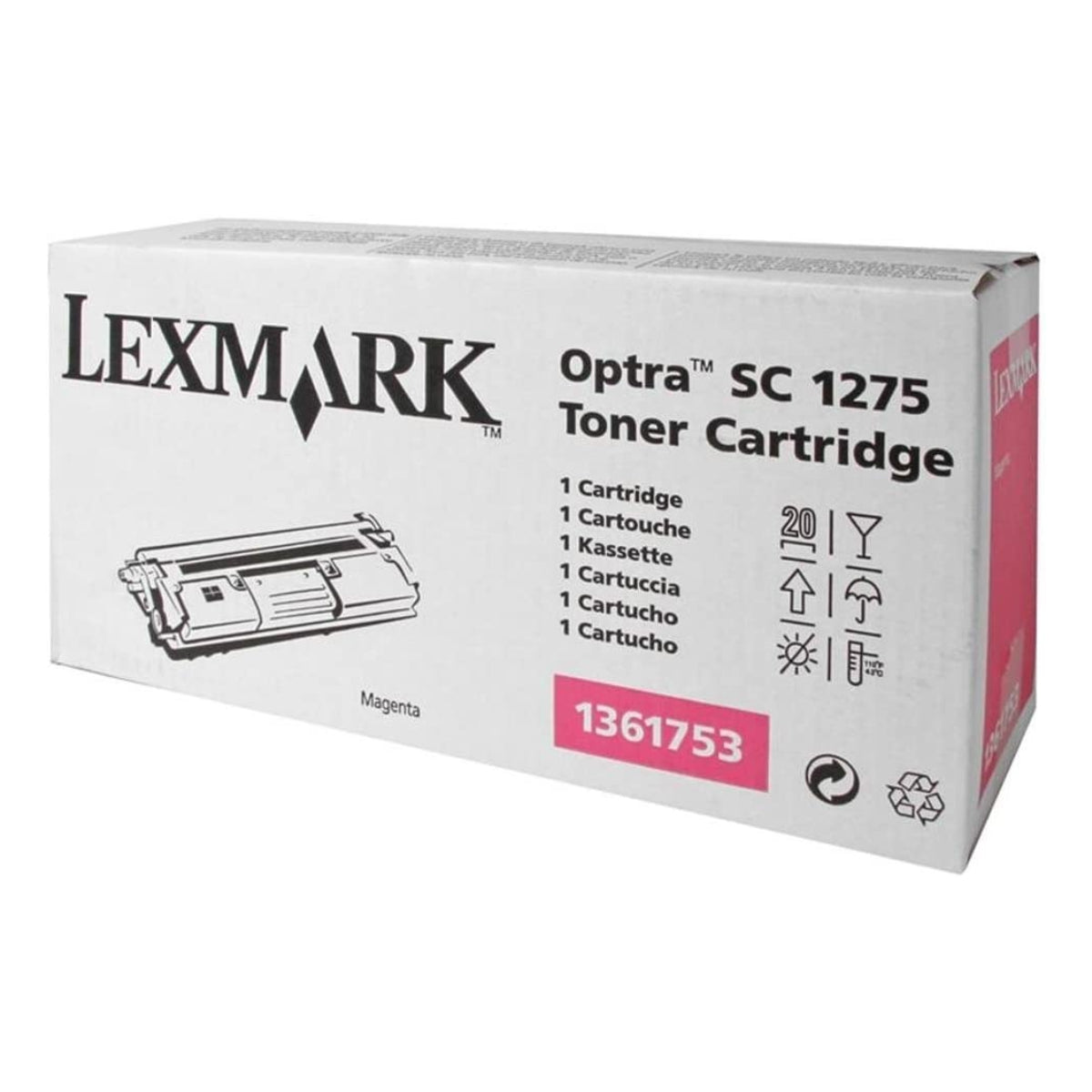LEXMARK 1361753 Magenta Original Toner Cartridge - Cartouches Certifiées