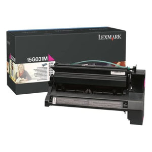 LEXMARK 15G031M Magenta Original Toner Cartridge - Cartouches Certifiées